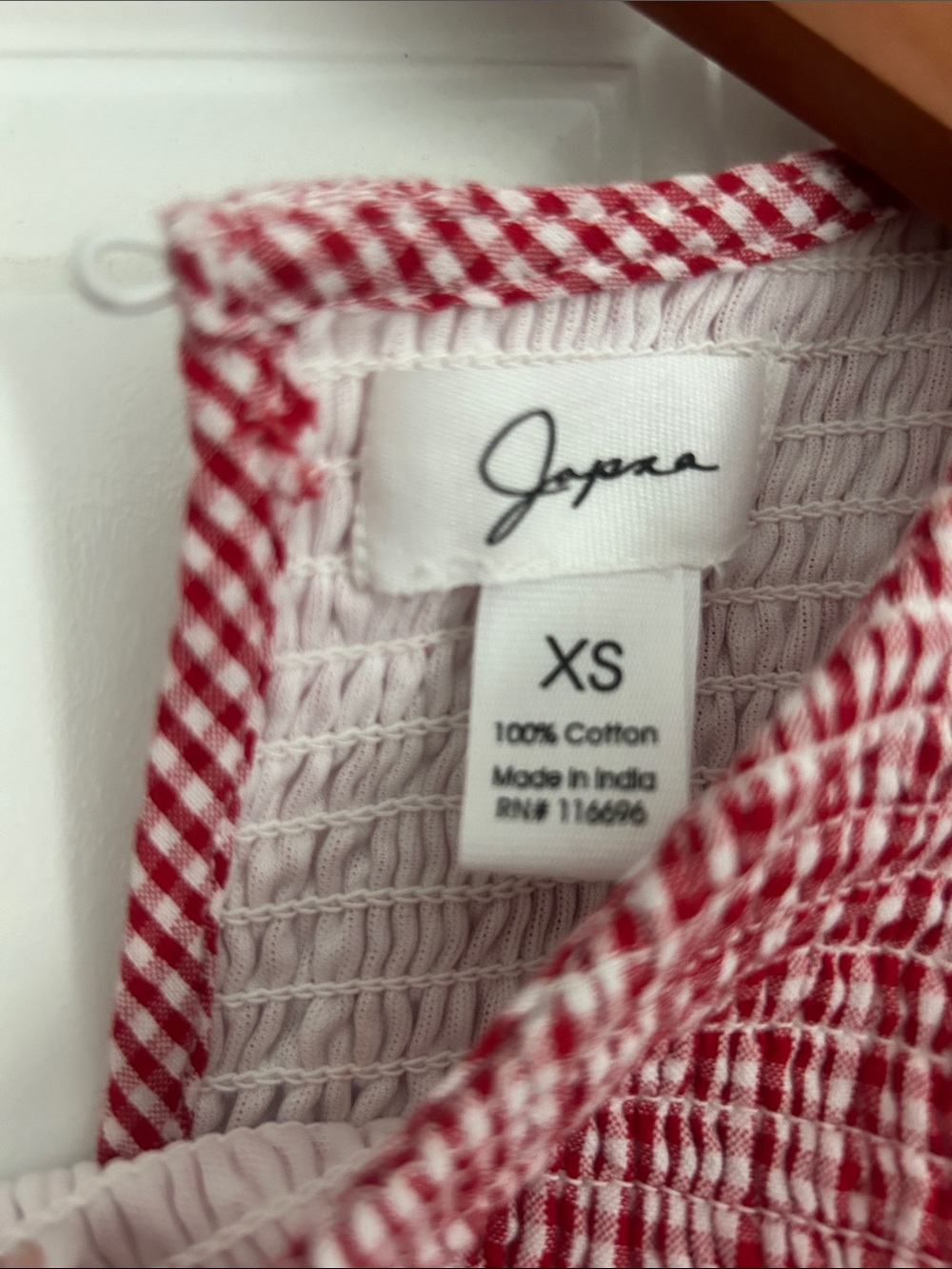 Japna Pink Gingham Maxi Dress - Picture 4 of 4